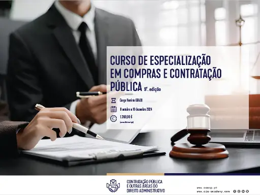 CURSO DE ESPECIALIZAÇÃO EM COMPRAS E CONTRATAÇÃO PÚBLICA (9ª Edição)