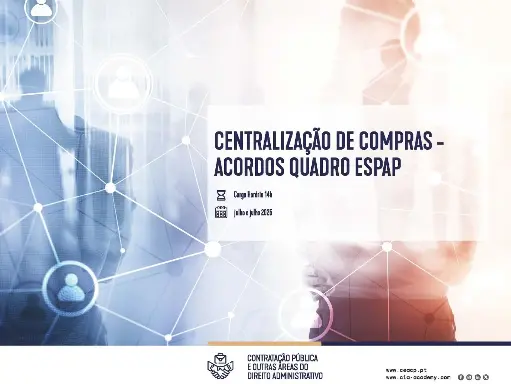 CENTRALIZAÇÃO DE COMPRAS - ACORDOS QUADRO ESPAP​