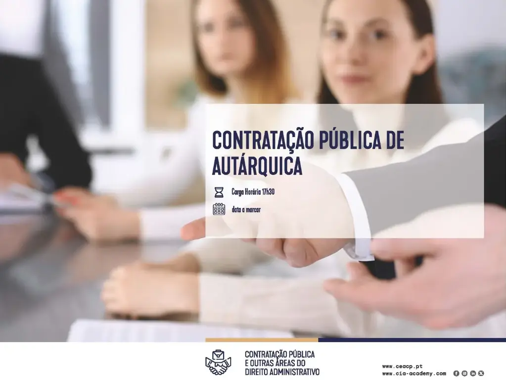 CONTRATAÇÃO PÚBLICA AUTÁRQUICA​