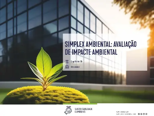 SIMPLEX AMBIENTAL: AVALIAÇÃO DE IMPACTE AMBIENTAL