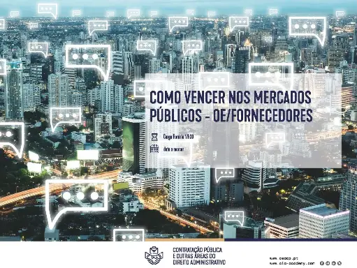 COMO VENCER NOS MERCADOS PÚBLICOS - OE/FORNECEDORES